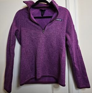 Patagonia Better Sweater Magenta Quarter-Zip Fleece